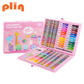 208 Pcs Art Marker Brush Pen Set Watercolor Pen Drawing Children Paint Art Set Tools For Kid Gift Box School Stationery Supplies
