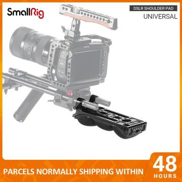 SmallRig Universal Quick Release Shoulder Pad With 15mm LWS Dual Rod Clamp for DSLR Camera DIY Shoulder Support Rig Kit -2077