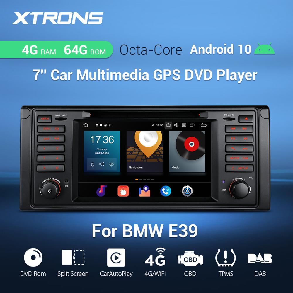 XTRONS Android 10.0 PX5 Octa Core Car Radio DVD Player GPS Navigation for BMW E39 1995-2003 M5 1999-2003