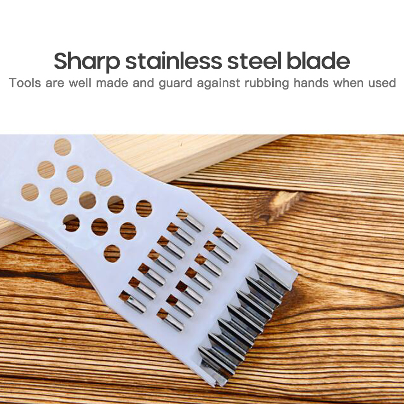 Multifunctional Plastic Peeler Fruit And Vegetable Grater Stainless Steel Blade Salad Making Tools French Fries Potato Chip