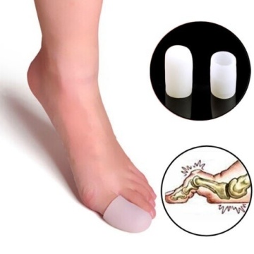 2Pcs Gel Toe Tube Separator Bunion Protector Foot Corn Tube Blister Pain Relief