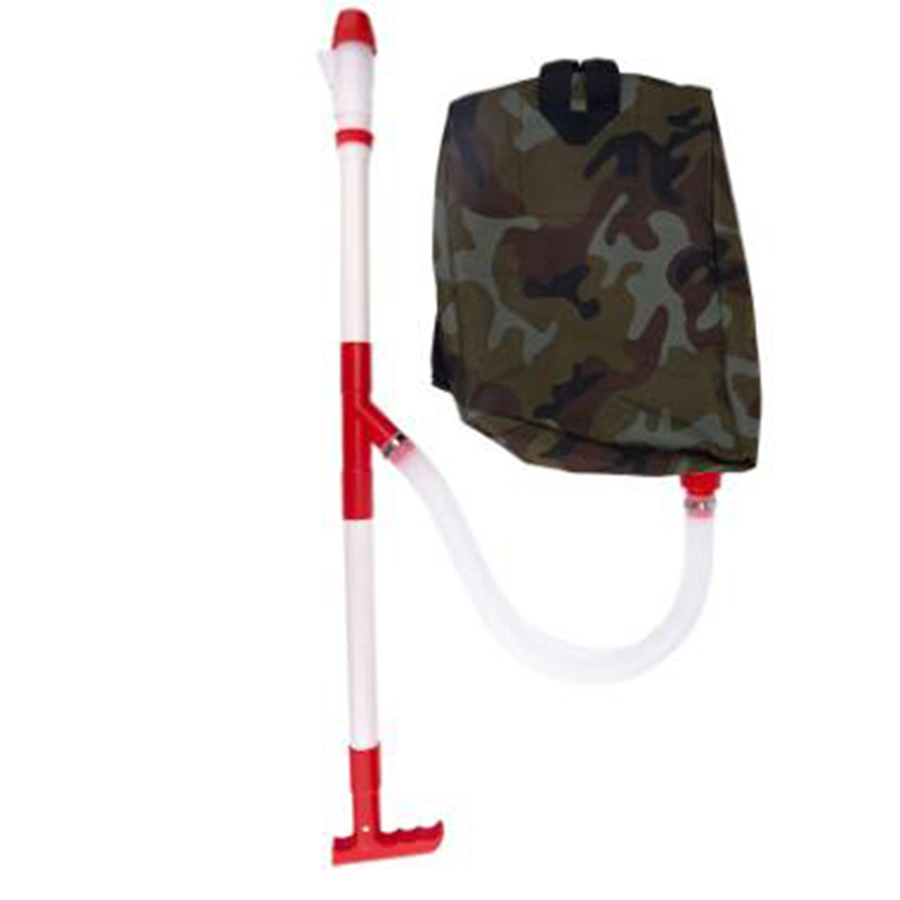 Camouflage backpack Fertilizer spreader Woven bag Save time Vegetables Home Portable Foldable Reaching Stick Long Arm Practical