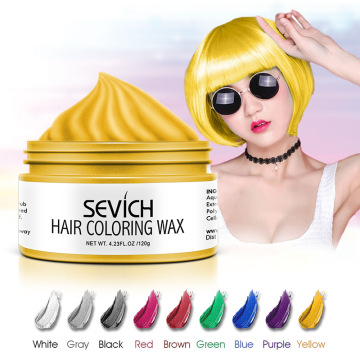 Sevich Disposable Hair Color Wax 9colors Hair Wax Hair Professional Dye Cream DIY Hair Gel Hair High Quality Coloring Styling