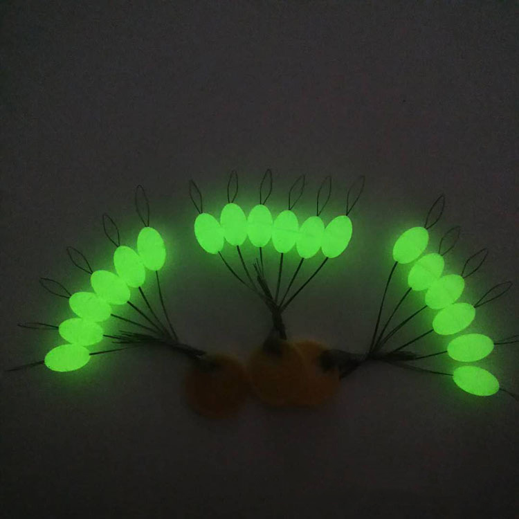 30Pcs Luminous Seven-star Oval Mini Fishing Float Space Beans Easy Use Floater Are Put On The Like A Stopper And Be Fixed B339