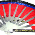 Martial Arts Weapon Stainless Steel Tai Chi Fan Fitness Kung Fu Fan Tai Chi Martial Arts Performance Fan