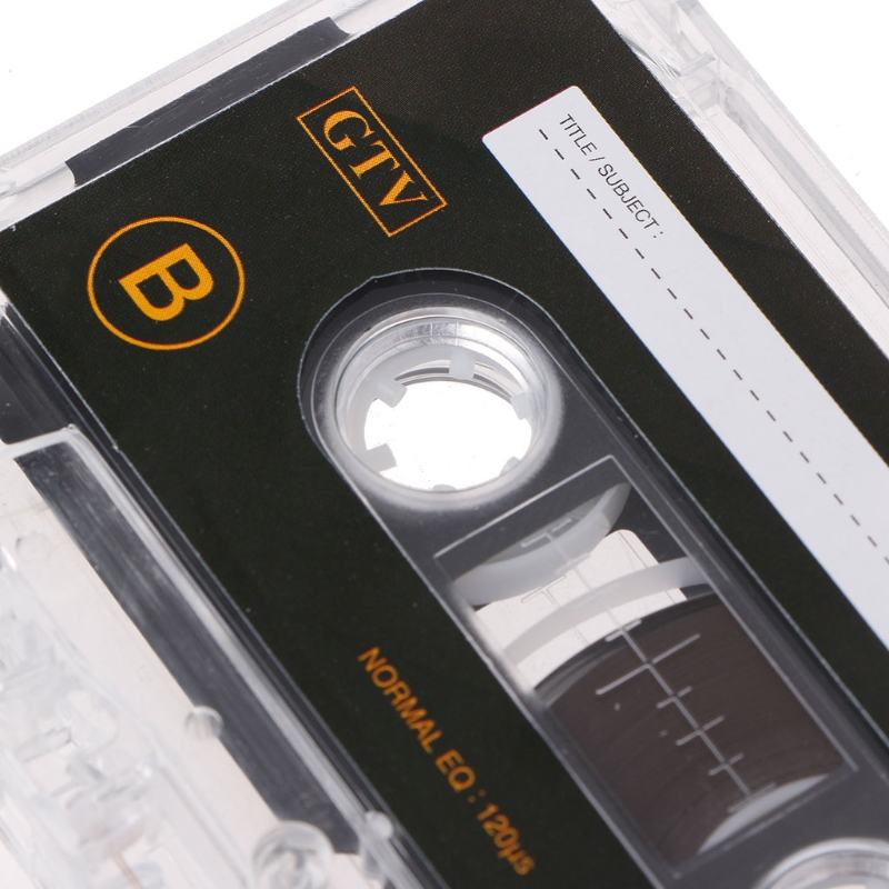 Standard Cassette Blank Tape Empty 60 Minutes Audio Recording For Speech Music Player Drop Shipping Support