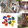 10ps Rock Climbing Holds for Kids and Adults - Mounting Hardware Included - Climbing Rocks for DIY Rock Climbing Wall