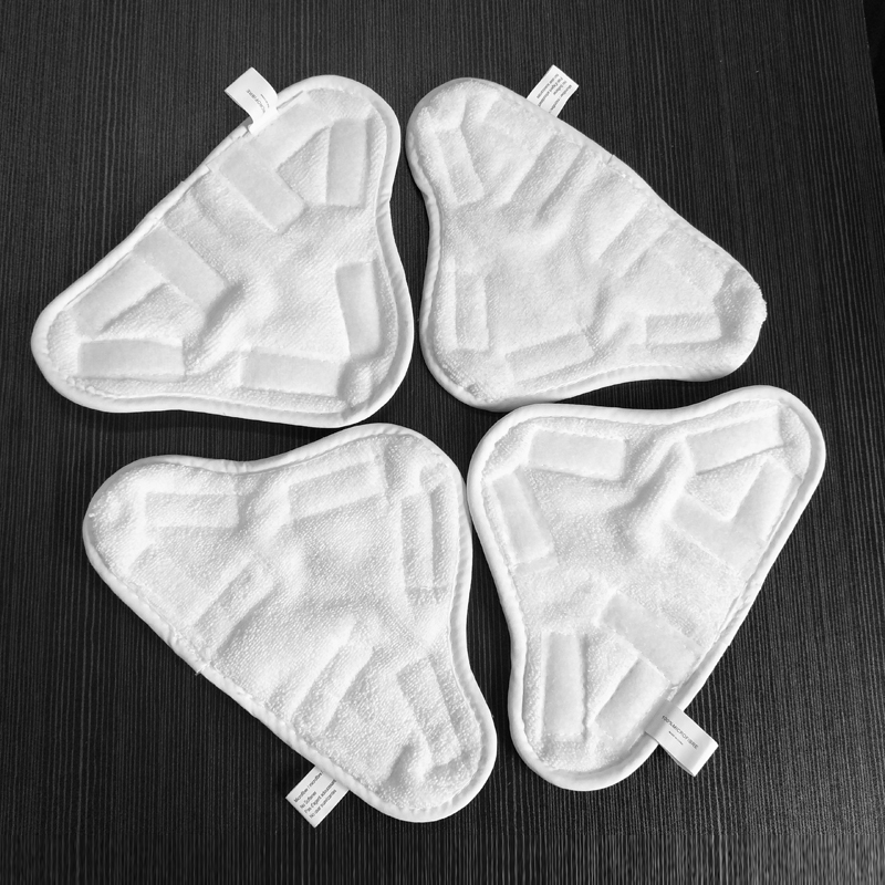 Triangular Microfibre Steam Mop Washable Replacement Pads for X5 H20 Household Velcro Cleaning Cloth Cleaner Mop Accessories