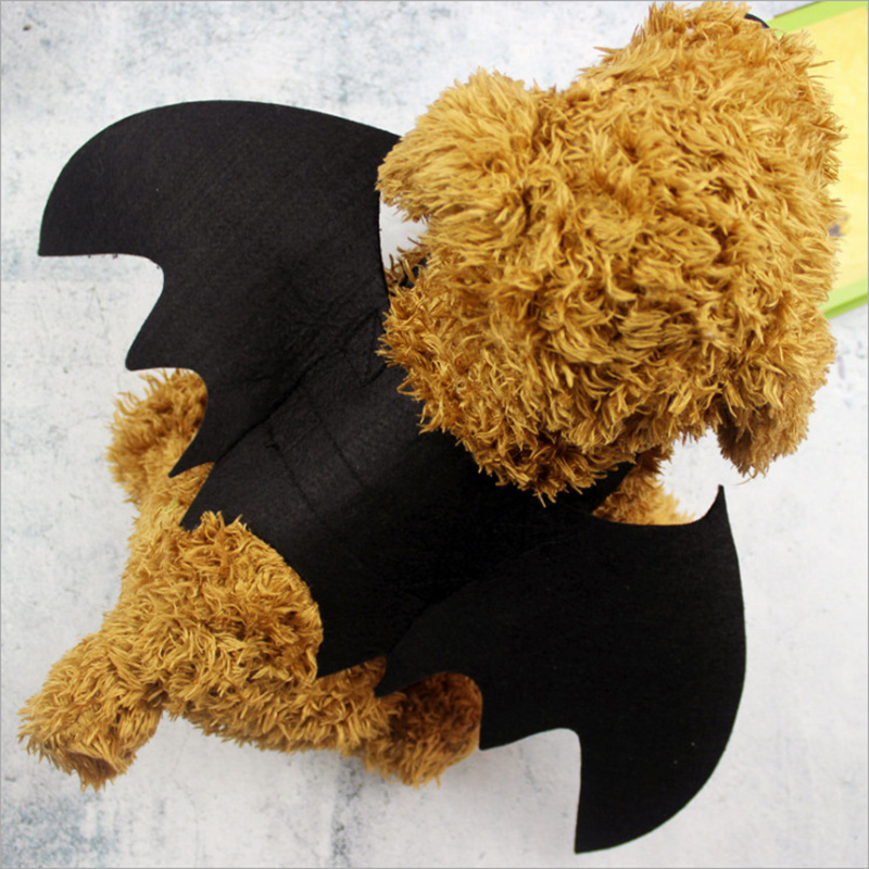 New Cute Halloween Cat Costume Pet Cat Bat black Wings Pet Dress Up Jewelry 2019 high quality Halloween Decorations