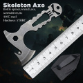 skeleton axe pocket knife fixed blade EDC tools karambit knives survival straight knifes utility outdoor tactical mini hatchet