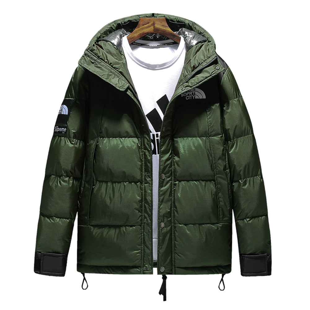Winter European and American fashion brand cotton-padded jacket men's new loose men's jackets thick down padded jacket