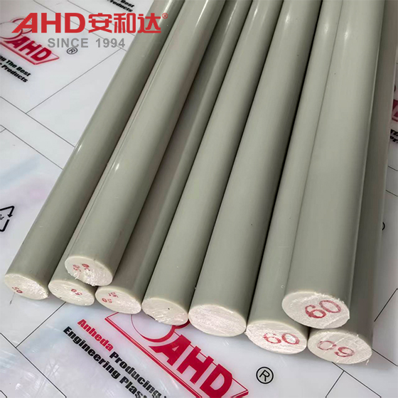 PP Polypropylene Rod Grey 50mm 60mm