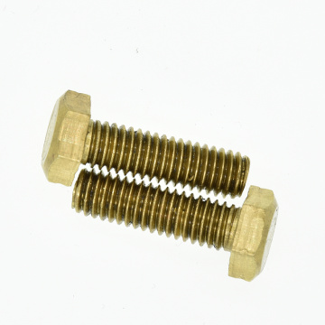 M4 M5 M6 M8 Brass screws copper outer six corner bolts copper six corner screws DIN933 six bronze screws and screws