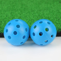 Limited Flight Practice Golf Balls Airflow Hollow Plastic Golf Training Balls for Swing Practice Driving Range Home Use Indoor