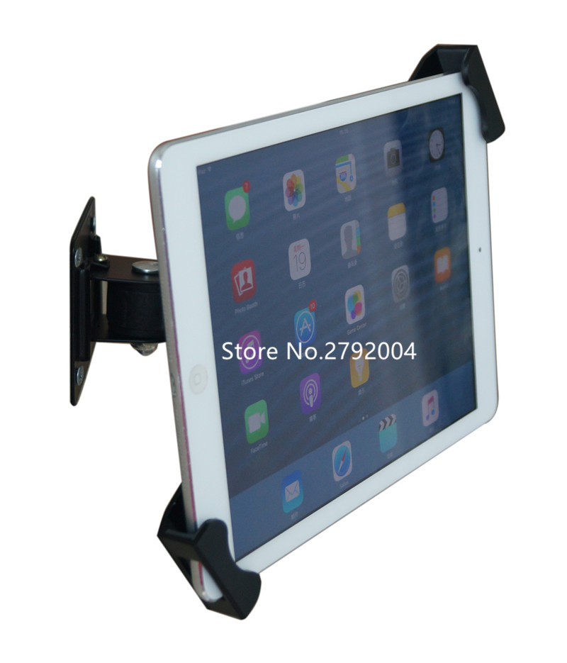 security key lock adjustable tablet mount holder for counter/wall display for 7-13 inch tablet