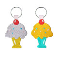 Ice Cream Key Chain Including 3cm Metal Ring