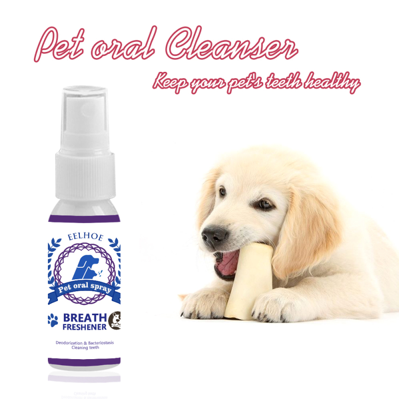 30ml Pet Care Mouthwash Spray Dog Cat Teeth Breath Cleaning Freshener Mouth Cleaner Supplies Of Eliminate Bad Breath And Tartar