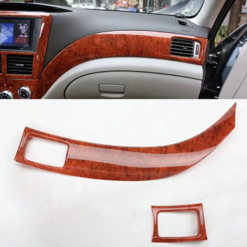 For Subaru Forester 2008-2012 Automatic Gear Left Hand Drive 2PCS ABS Car Dashboard Trim Console Panel Molding Cover Car Styling