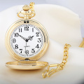 Quartz Movement Pocket Watch with Hanging Chain