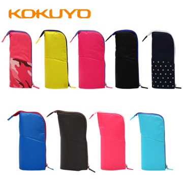 KOKUYO Multifunctional Pencil Bag Large Capacity Deformable Stationery Bag Creative Storage Can Be Vertical Pen Holder