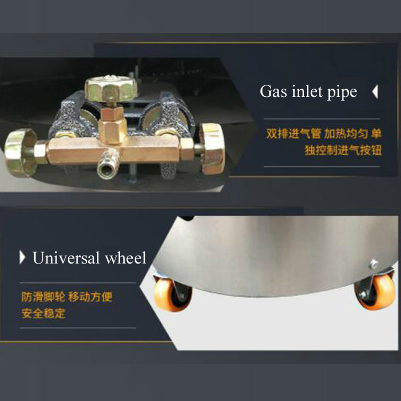 Nuts Roasting Machine For Peanut And Cashew Macadamia Chickpeas Multifunctional Stainless Steel Nut Processing Machine