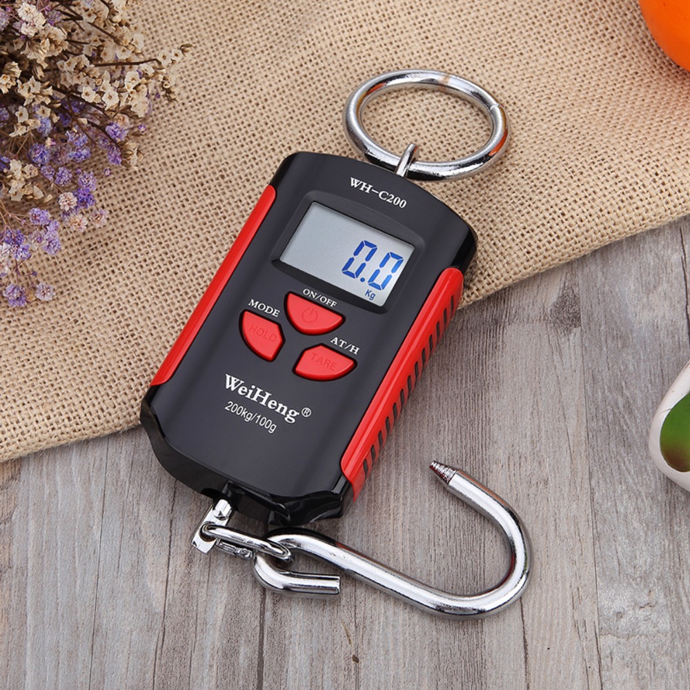 WH-C200 Micro Crane Scale Portable Electronic Scale 200KG/100G With Hook Scale for Industrial, Agricultural, Family