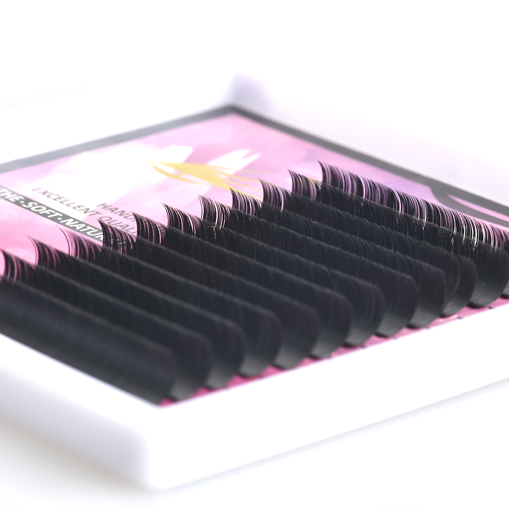 Professional factory wholesale lovely single set flat lash extension Ellipse