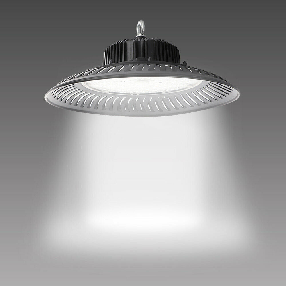 Super Bright 50W 100W 150W 200W UFO LED High Bay Light Garage Lamp AC 220V Waterproof IP65 Industrial Lighting for Warehouses