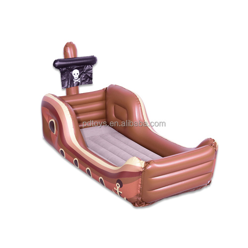 Customization Viking Ship Inflatable Children Flocking Bed for Sale, Offer Customization Viking Ship Inflatable Children Flocking Bed