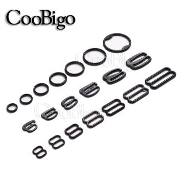 20pcs 6mm~15mm Plastic Bra Strap Adjustment Buckles Underwear sliders Rings Clips For Lingerie Adjustment DIY Accessories