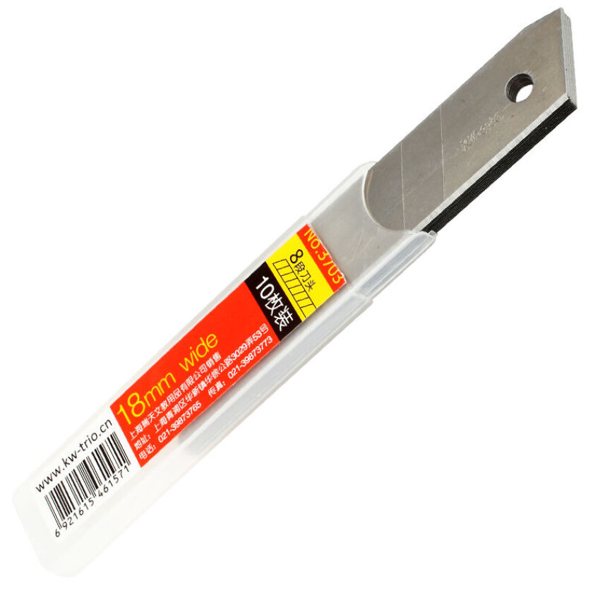 10pcs/Pack 18mm Art Paper Cutter Knife School Supplies Utility Knife blade knife Alloy Steel Knife Office Stationery
