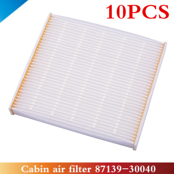 CAPQX 10PCS Cabin Air Filter 87139-30040 For COROLLA PRIUS PREVIA 4RUNNER RAV4 LAND CRUISER LX460 IS250 IS300 ES240 ES350 2007 -