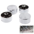 5Pcs Rotary Switch Gas Stove Parts Gas Stove Knob Zinc Alloy Round Knob With Chrome Plating For Gas Stove