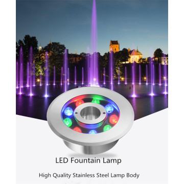 IP68 LED Fountain Light 24V Underwater Lights Pool Waterfall RGB Waterproof Outdoor Lights 6W 9W Pool Light 12v Pond Lighting