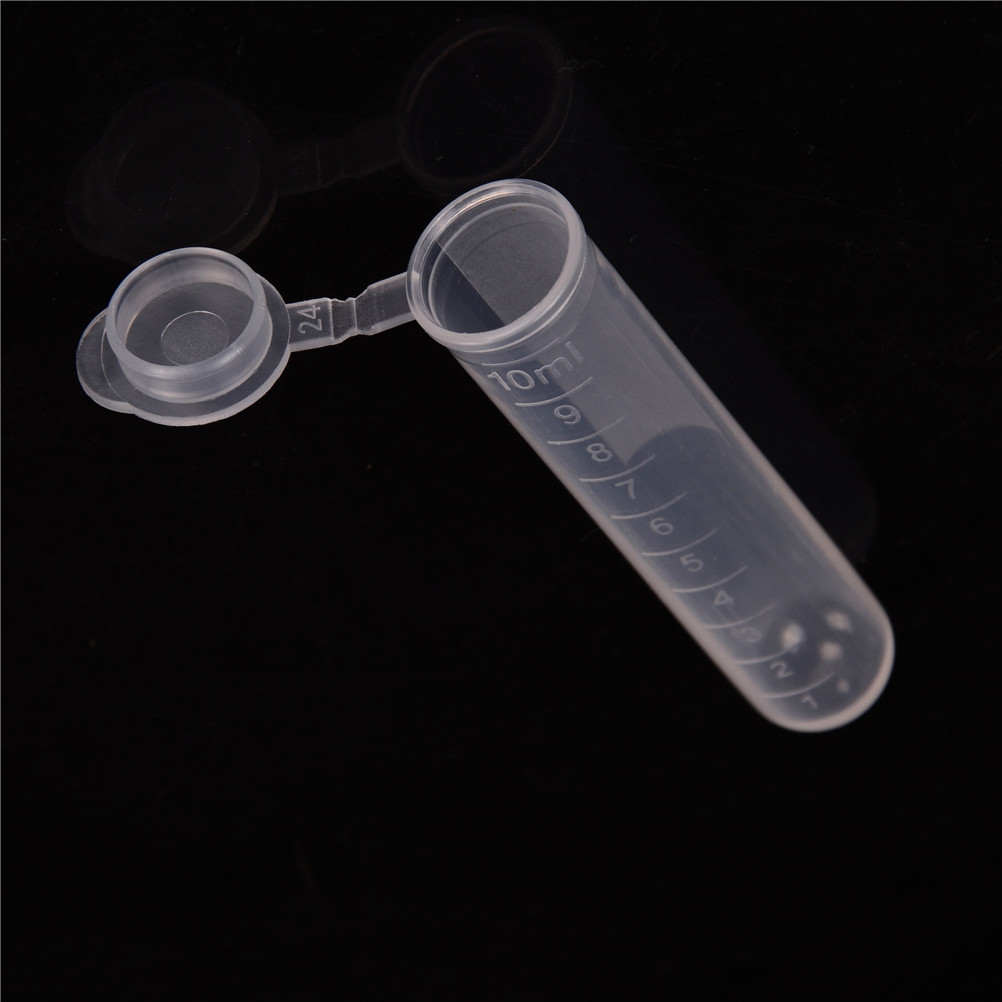 20pcs Sample Test Tube Specimen Tube Lab Supplies Clear Micro Plastic Centrifuge Vial Snap Cap Container For Laboratory