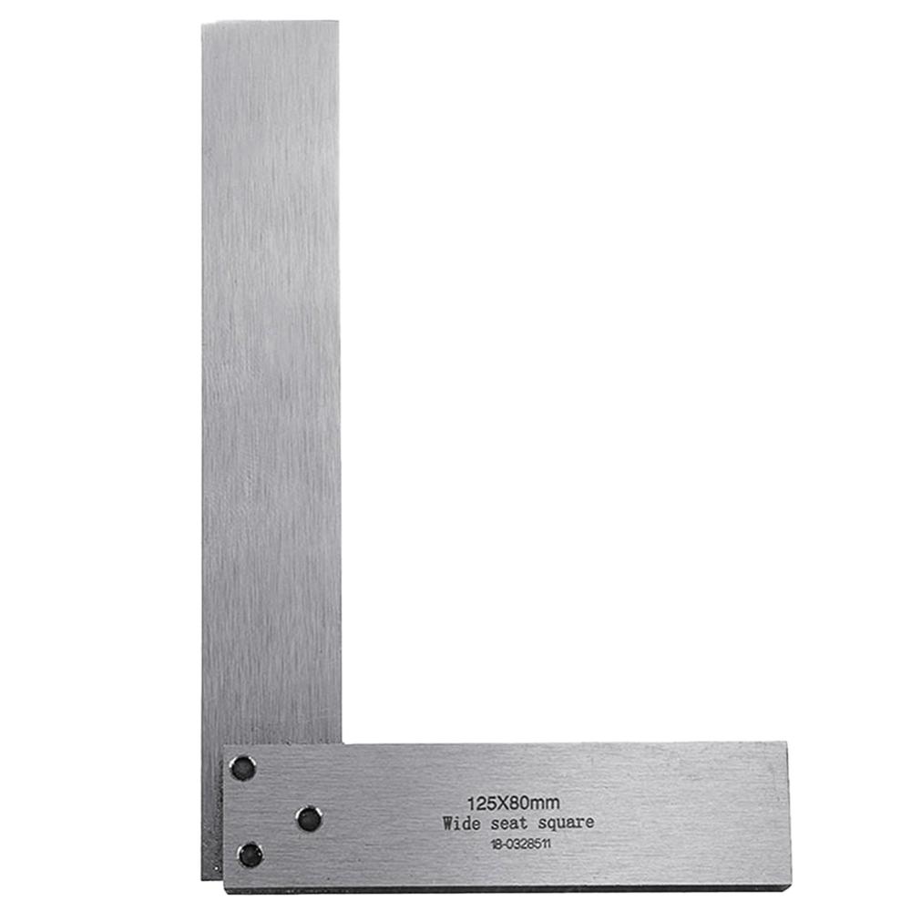 Woodworking 90 Degree L-square Right Angle Ruler Steel Hardening of Precision Steel for Engineers Protractor Inclinometer