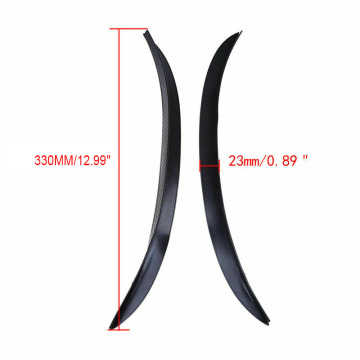 2pcs Soft Car Fender Trim Wheel Eyebrow Arch Decorative Strip Car Tires Flare Extension Wheel Eyebrow Protector Lip Wheel-arch