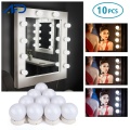 5/10 LED Bulbs Makeup Mirror Light White Hollywood Vanity Lights Wall Lamp Bedroom Home Decor for Dressing Table