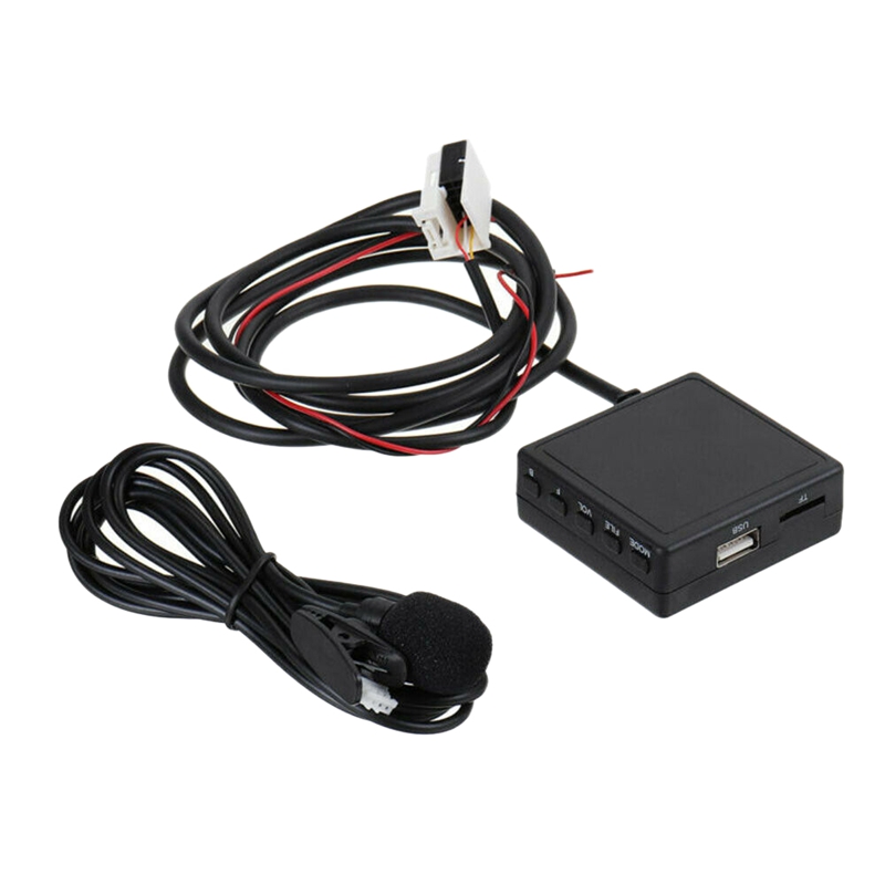 12V Car Bluetooth 5.0 Stereo Aux Adaptor Bluetooth Module Cable Handfree Microphone for BMW E60 E63 E64 E65 E66 Serie 1 3