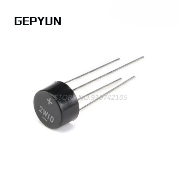 10PCS 2W10 2A 1000V DIP4 Diode Bridge Rectifier 2w10 DIP-4