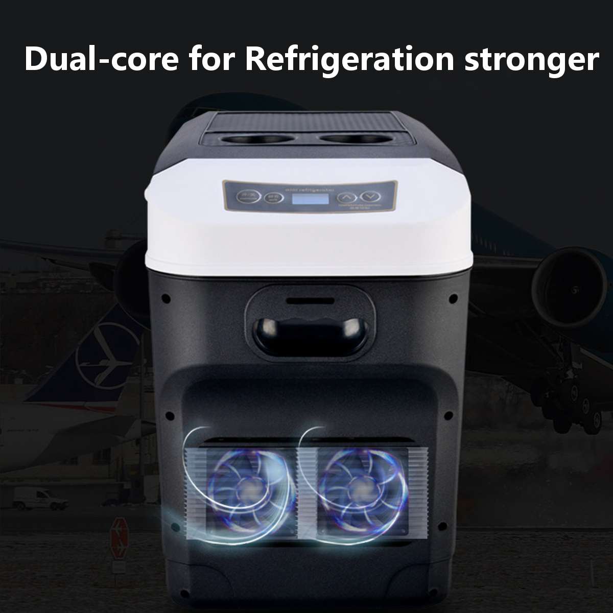 20L Home/Car Refrigerator Automoble Mini Fridge Refrigerators Freezer Cooling Box frigobar Food Fruit Storage Fridge Compressor