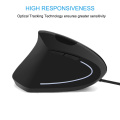 Wired Vertical Mouse Left Hand Ergonomic Gaming Mause 1600 DPI Optical Computer Healthy Design Mice With Mouse Pad For PC Laptop