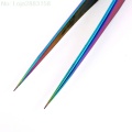 Eye Lashes Tweezers Rainbow Colored False Fake Eyelash Extension Nippers Pointed Clip Professional Multi-Purpose Tool