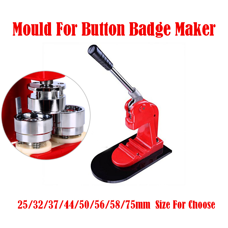 Ready Stock 25mm 32mm 37mm 44mm 50mm 56mm 58mm 75mm Mould for Button Badge Maker Button Badge Making Machine molds