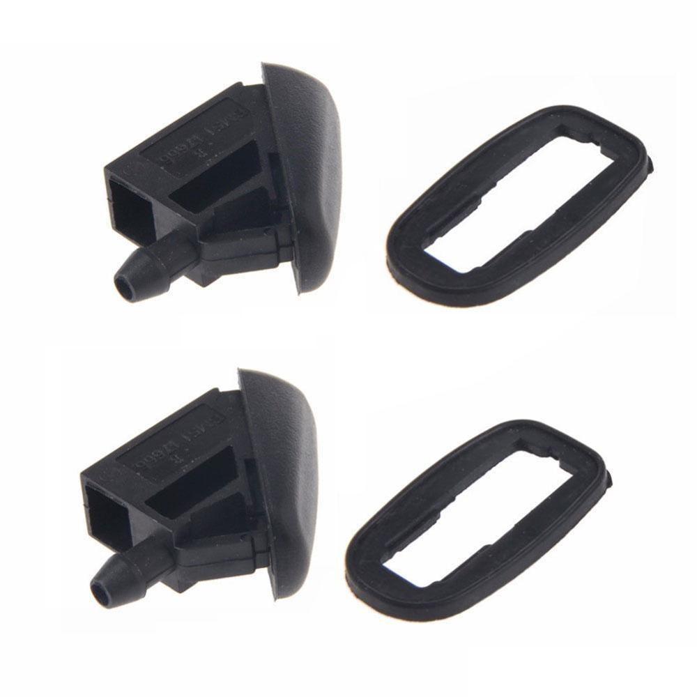 2Pcs fan-shaped water mist windshield washer nozzle sprays, used to load front windshield nozzle nozzle auto parts