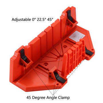 Wood Cutting Clamping Miter Box with Back Saw 90 degree 45 degree multi-angle Jig Kit Woodworking DIY tools