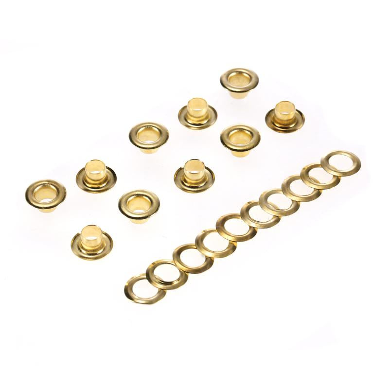 1000pcs 6/10mm Garment Eyelets Silver Gold Eyelets Rivets Clothes Buttonholes Buckle Grommets Kit Manual Eyelet Grommet Machine