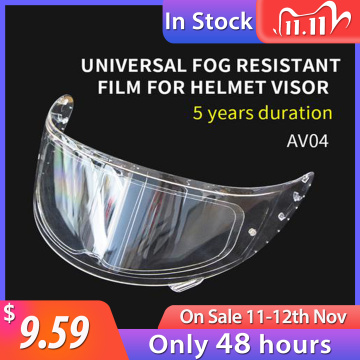 Helmet Clear Lens Anti-Fog Patch Film Motorcycle Antifog Lens Patch Visor Lens Sticker Motorbike Helmet Accessories