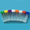 200pcs/lot 16mm*59mm 5ml plastic cryovial Laboratory Cryogenic Vials Screw cap with Silica gel washer Test tube free shipping