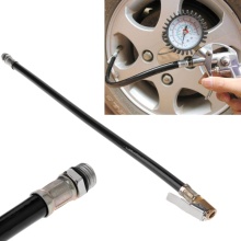 New Air Tyre Inflator Pressure Car Auto Tire Pump Hose Gauge Flexible Hose Connector Measurement Instruments